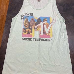 Vintage MTV Spring Break Tank /// Size Large